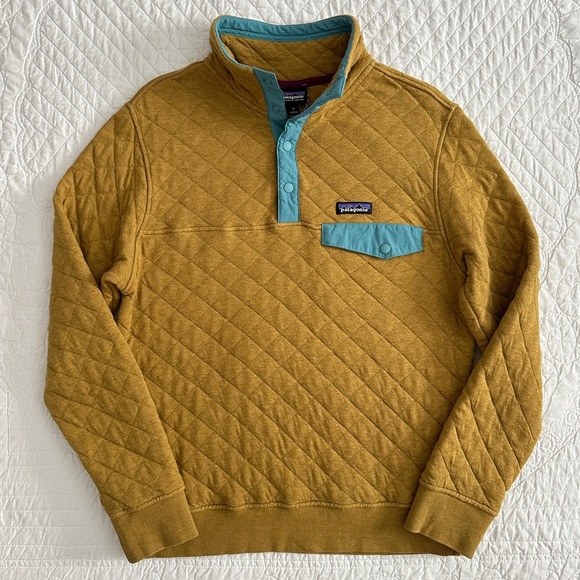 Patagonia Other - Patagonia Men's Organic Cotton Quilt Snap-T Pullover Tapenade 25371 Sz Small